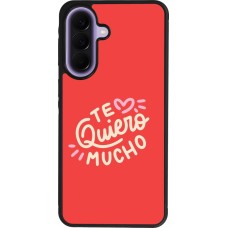 Coque Samsung Galaxy A57 5G - Silicone rigide noir Saint Valentines Day 26 Te quiero mucho