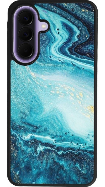 Samsung Galaxy A57 5G Case Hülle - Silikon schwarz Sea Foam Blue