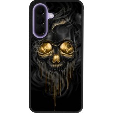 Coque Samsung Galaxy A57 5G - Silicone rigide noir Skull 02