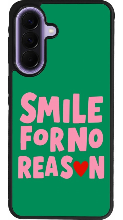 Samsung Galaxy A57 5G Case Hülle - Silikon schwarz Smile for no reason 2026