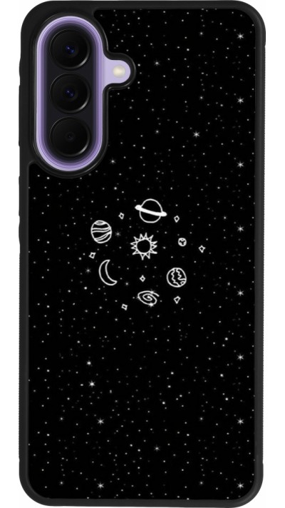 Samsung Galaxy A57 5G Case Hülle - Silikon schwarz Space Doodle