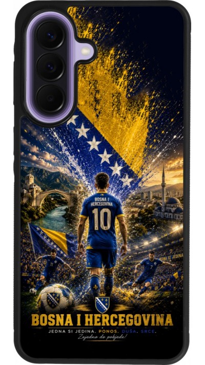 Samsung Galaxy A57 5G Case Hülle - Silikon schwarz Fussball Bosnien und Herzegowina splash 2026