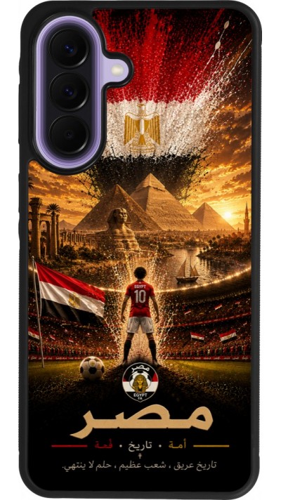 Samsung Galaxy A57 5G Case Hülle - Silikon schwarz Fussball Ägypten splash 2026