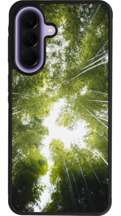 Samsung Galaxy A57 5G Case Hülle - Silikon schwarz Spring 23 forest blue sky