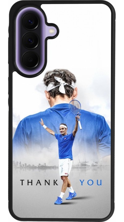 Samsung Galaxy A57 5G Case Hülle - Silikon schwarz Thank you Roger