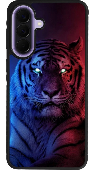 Samsung Galaxy A57 5G Case Hülle - Silikon schwarz Tiger Blue Red