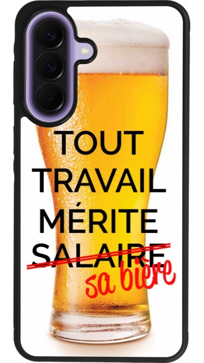 Samsung Galaxy A57 5G Case Hülle - Silikon schwarz Tout travail mérite sa bière