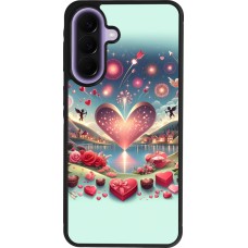 Samsung Galaxy A57 5G Case Hülle - Silikon schwarz Valentin 2025 Schick