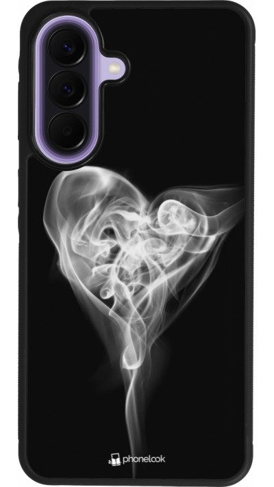 Samsung Galaxy A57 5G Case Hülle - Silikon schwarz Valentine 2022 Black Smoke