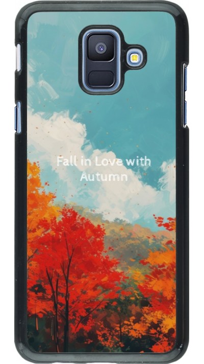 Coque Samsung Galaxy A6 - Autumn 25 Fall in love