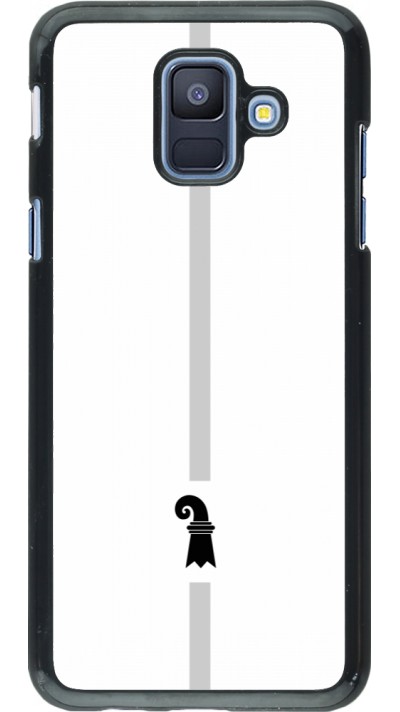 Coque Samsung Galaxy A6 - Canton BS blanc