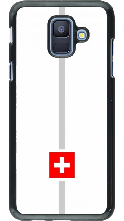 Coque Samsung Galaxy A6 - Canton CH blanc