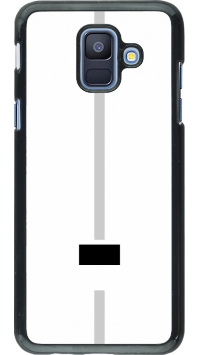 Coque Samsung Galaxy A6 - Canton FR blanc