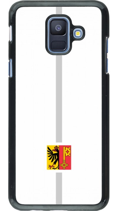 Coque Samsung Galaxy A6 - Canton GE blanc