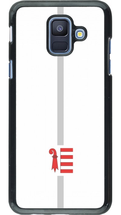 Coque Samsung Galaxy A6 - Canton JU blanc