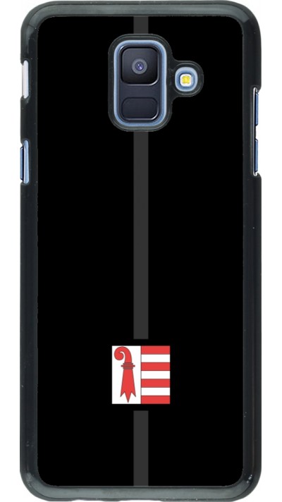 Coque Samsung Galaxy A6 - Canton JU noir