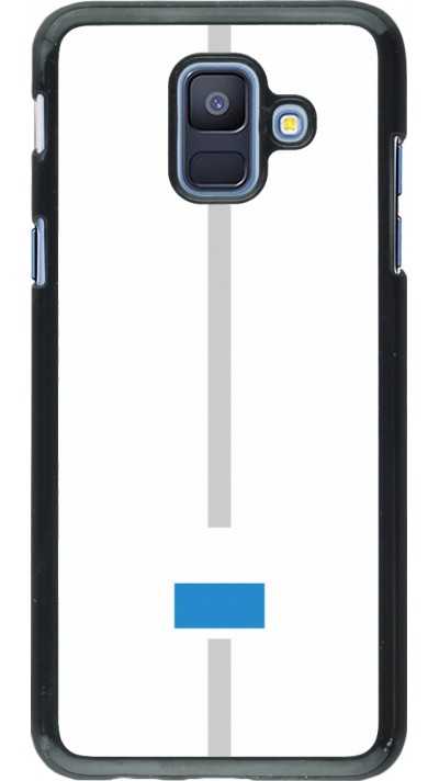 Coque Samsung Galaxy A6 - Canton LU blanc