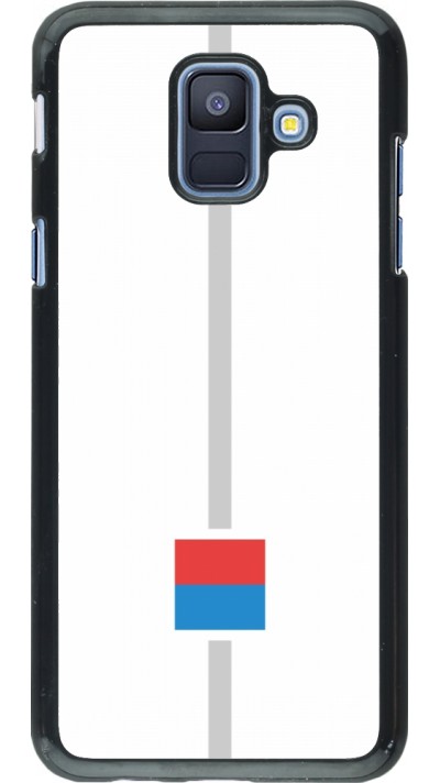 Coque Samsung Galaxy A6 - Canton TI blanc