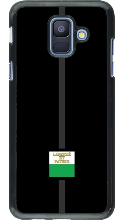 Coque Samsung Galaxy A6 - Canton VD noir