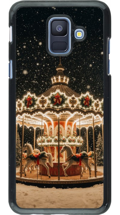 Samsung Galaxy A6 Case Hülle - Christmas 25 Carousel