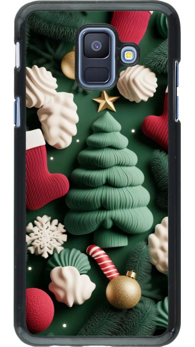 Samsung Galaxy A6 Case Hülle - Christmas 25 Christmas textiles