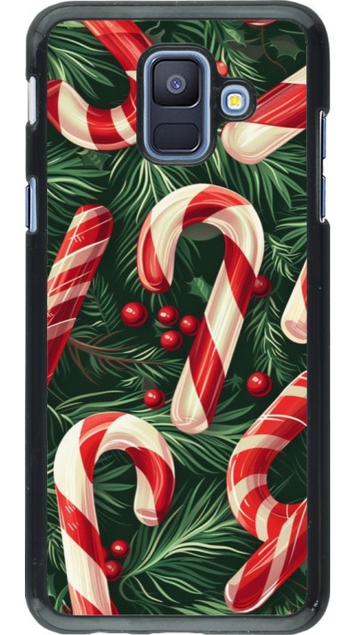 Samsung Galaxy A6 Case Hülle - Christmas 25 Xmas Stick