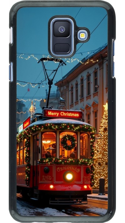Samsung Galaxy A6 Case Hülle - Christmas 25 Xmas Train