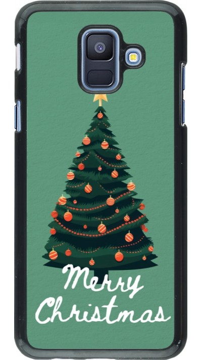 Samsung Galaxy A6 Case Hülle - Christmas 25 Xmas Tree