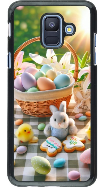 Coque Samsung Galaxy A6 - Easter 2025 Panier Pâques