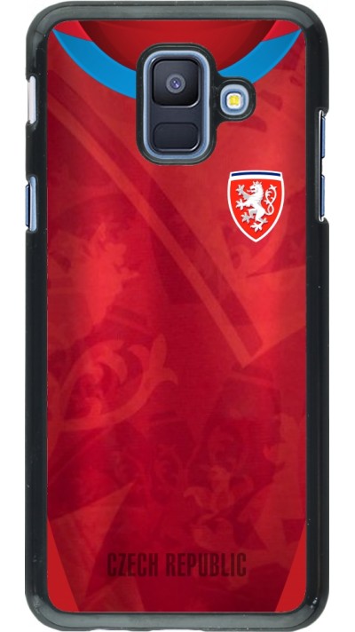 Samsung Galaxy A6 Case Hülle - Tschechische Republik personalisierbares Fussballtrikot Samsung Galaxy A6 Case Hülle - Tschechische Republik personalisierbares Fussballtrikot