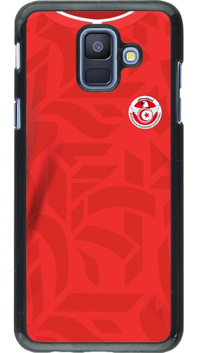 Samsung Galaxy A6 Case Hülle - Tunesien 2022 personalisierbares Fussballtrikot Samsung Galaxy A6 Case Hülle - Tunesien 2022 personalisierbares Fussballtrikot