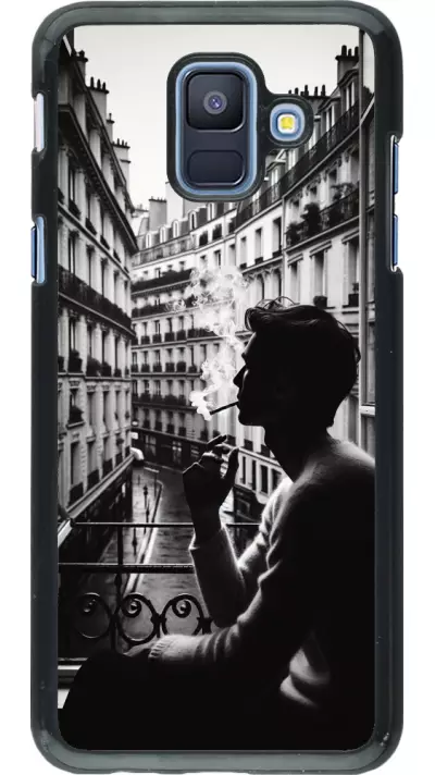 Coque Samsung Galaxy A6 - Parisian Smoker