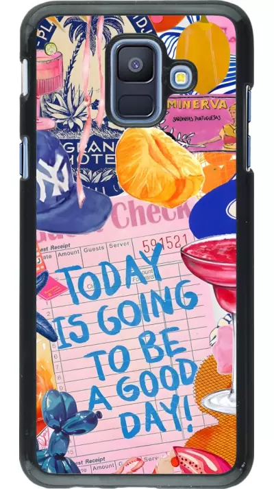 Coque Samsung Galaxy A6 - Preppy Today is Going to be a good day