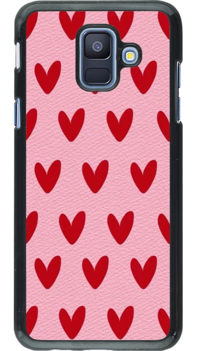 Coque Samsung Galaxy A6 - Saint Valentines Day 26 Pattern heart