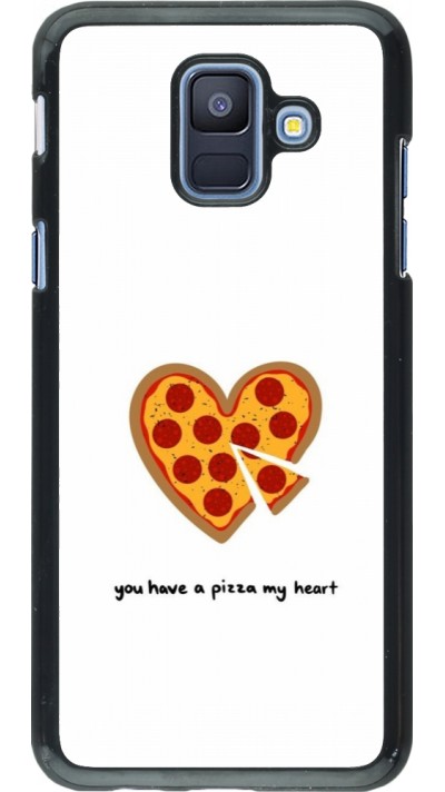 Coque Samsung Galaxy A6 - Saint Valentines Day 26 You have my pizza heart