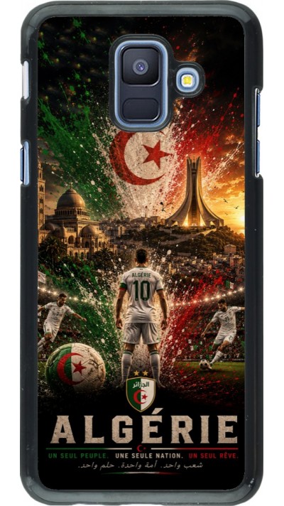 Coque Samsung Galaxy A6 - Football Algérie splash 2026