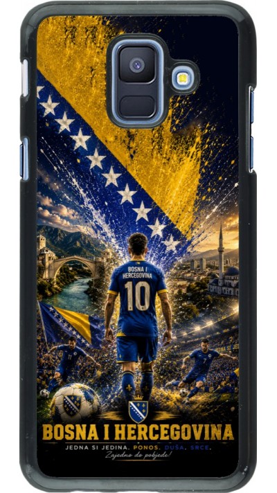 Coque Samsung Galaxy A6 - Football Bosnie-Herzégovine splash 2026