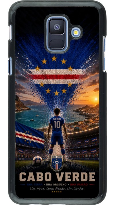 Coque Samsung Galaxy A6 - Football Cap-Vert splash 2026