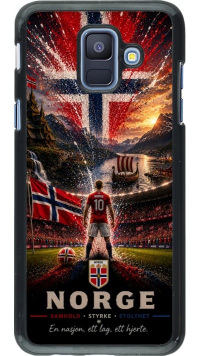 Coque Samsung Galaxy A6 - Football Norvège splash 2026