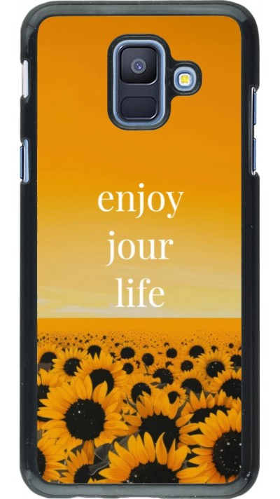 Samsung Galaxy A6 Case Hülle - Summer 2025 Enjoy your life