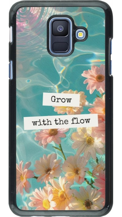 Samsung Galaxy A6 Case Hülle - Summer 2025 Grow with the flow