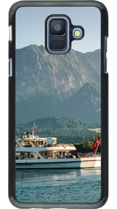 Coque Samsung Galaxy A6 - Fête Nationale Suisse Bateau Leman