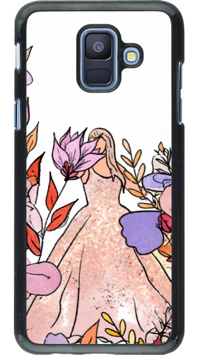 Coque Samsung Galaxy A6 - Taylor Swift Sketch - White