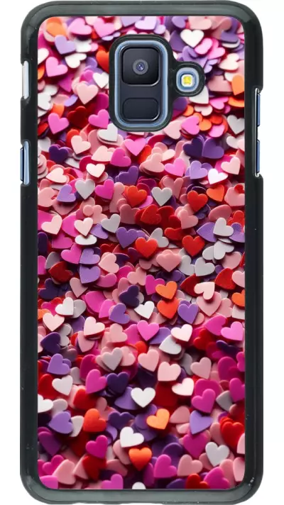 Coque Samsung Galaxy A6 - Valentine 2025 Confetti
