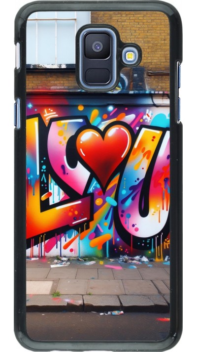 Coque Samsung Galaxy A6 - Valentine 2025 Love U Tag
