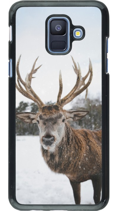 Samsung Galaxy A6 Case Hülle - Winter 25 Winter reindeer