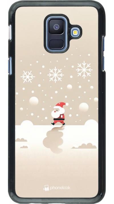 Samsung Galaxy A6 Case Hülle - Weihnachten 2023 Minimalistischer Weihnachtsmann Samsung Galaxy A6 Case Hülle - Weihnachten 2023 Minimalistischer Weihnachtsmann