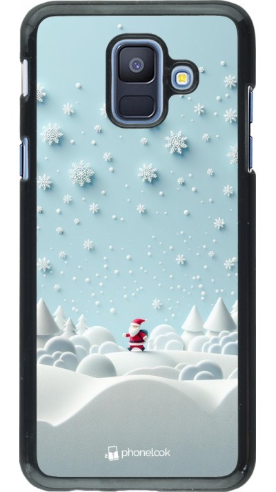 Samsung Galaxy A6 Case Hülle - Weihnachten 2023 Kleiner Vater Schneeflocke Samsung Galaxy A6 Case Hülle - Weihnachten 2023 Kleiner Vater Schneeflocke