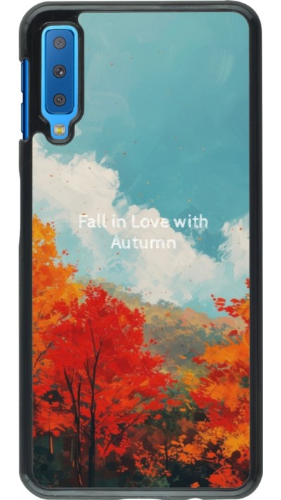 Coque Samsung Galaxy A7 - Autumn 25 Fall in love