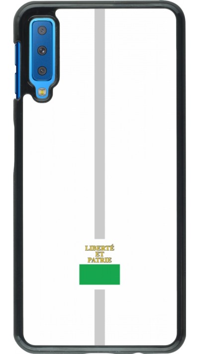 Coque Samsung Galaxy A7 - Canton VD blanc